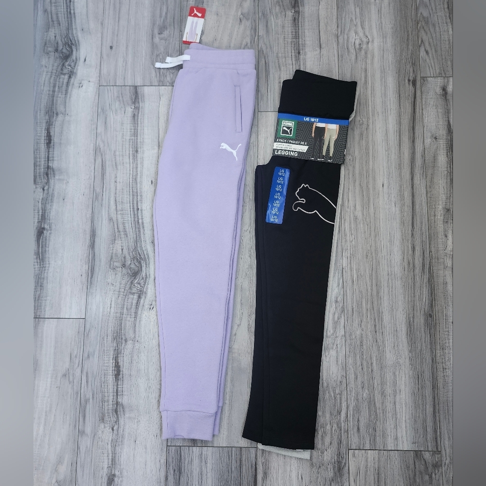 Puma Girl's Sweatpants and Leggings